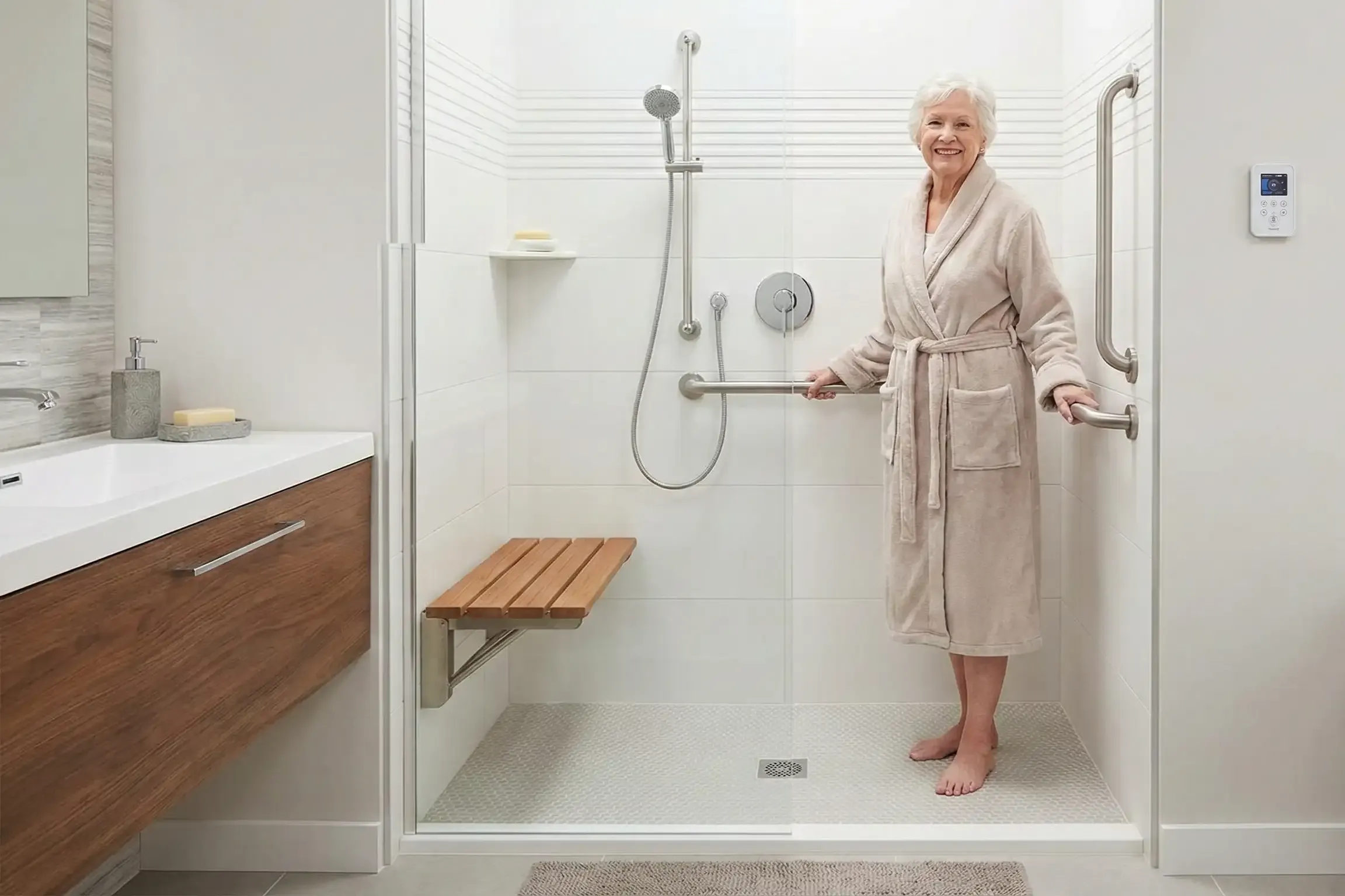Image installateur douche senior 5 senior assistance services